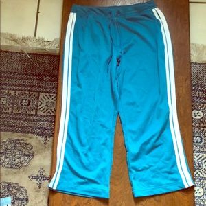 Bold Spirit Teal Athletic Drawstring Pants